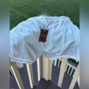 Mitchell & Ness Cream and Black Embroidered Apparel